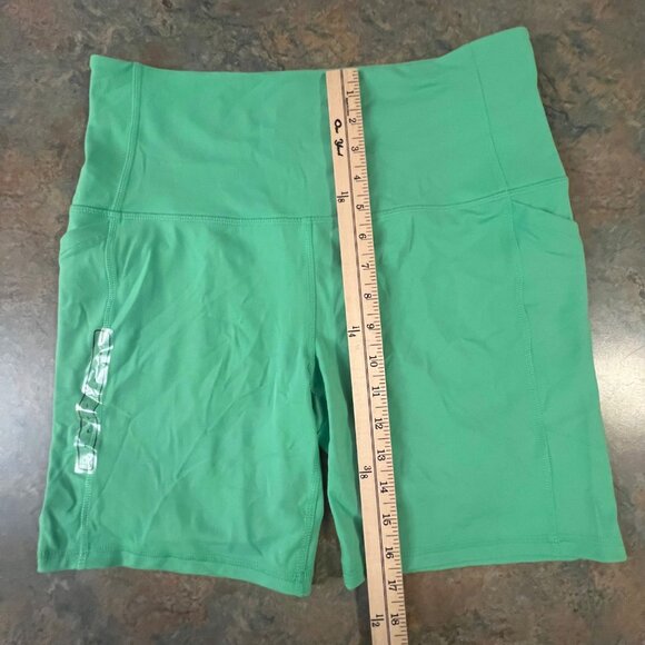 DSG Womens High-Waist Green Compression Shorts Size L - Picture 4 of 9